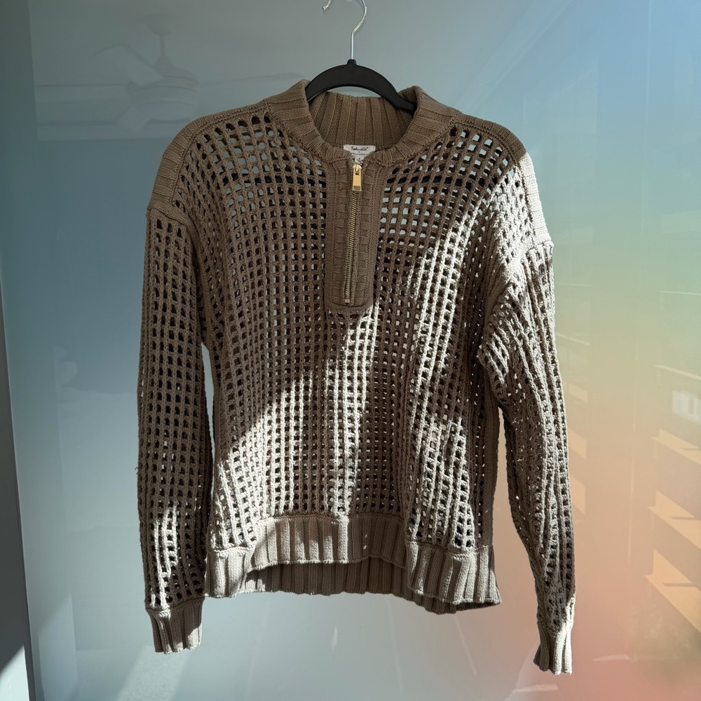 Splendid Cella Jane Collection Quarter Zip - Picture 2 of 4